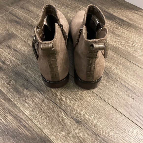 Women's Taupe Ankle Boots - Picture 2 of 4